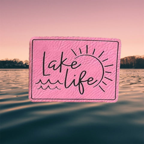 Lake Life Leatherette Patch (Patch Only)