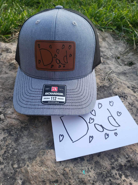 Personalized Kids Drawing/Handwriting Hat Patches (PATCH ONLY)
